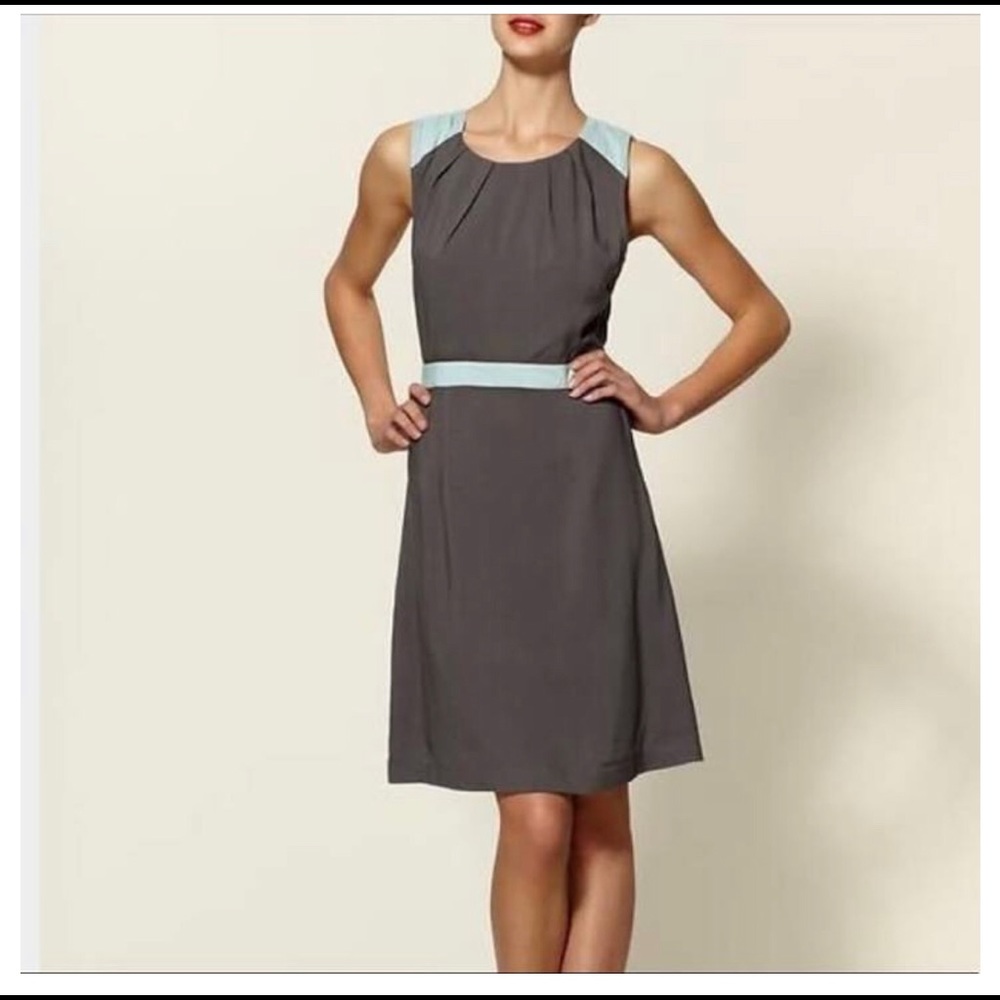 Tinley Road grey and blue dress
